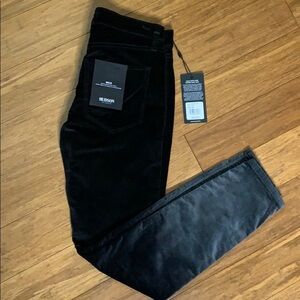 NEW HUDSON Women’s NICO Ombré Velvet Black sz 25